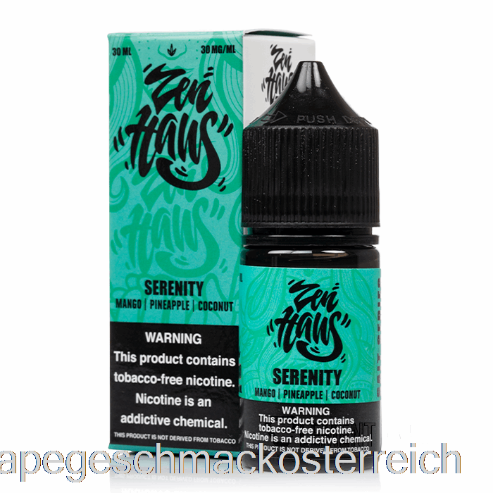 Gelassenheit – Zen-Haussalze – 30 Ml, 30 Mg Vape-Geschmack